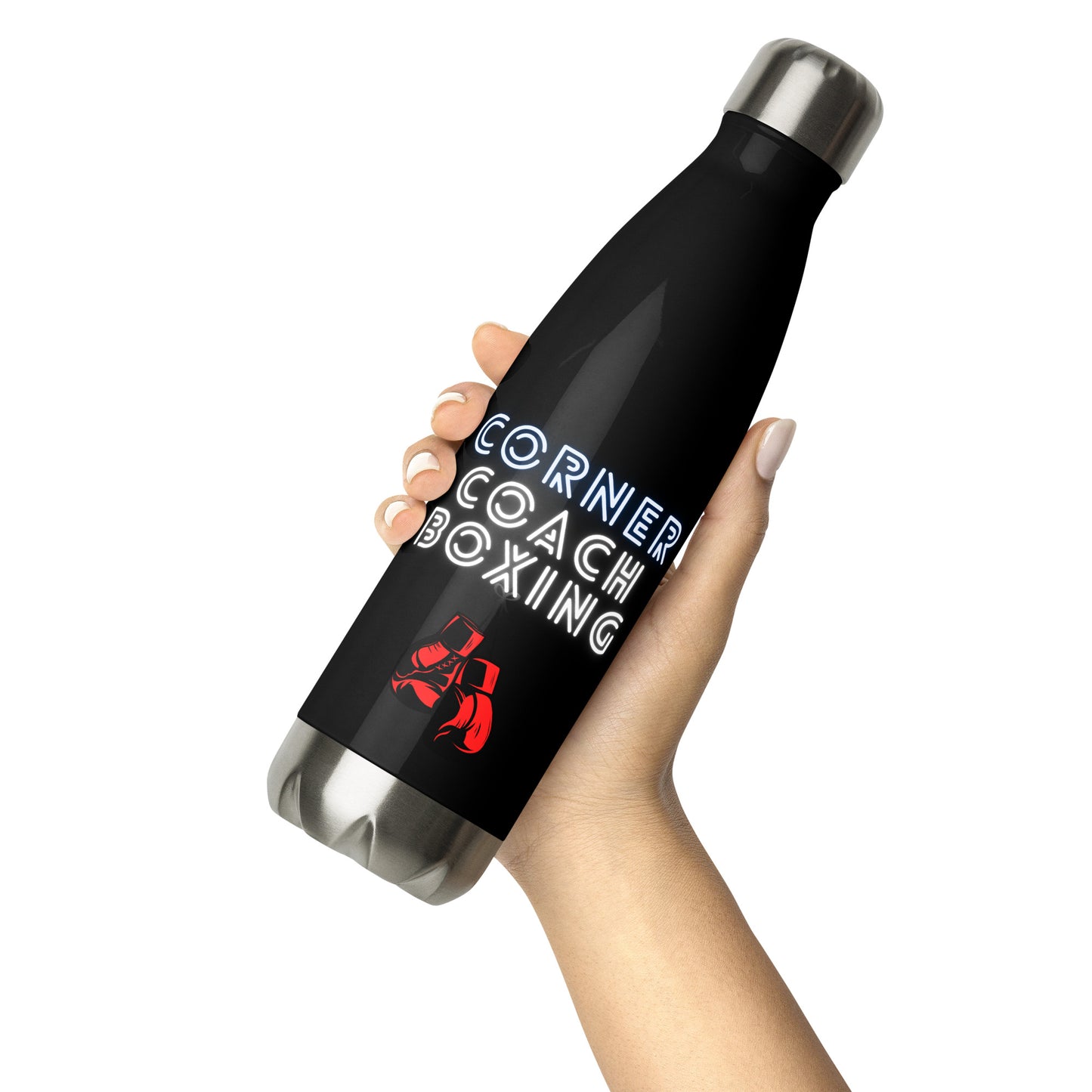 Corner Coach Boxing Stainless Steel Water Bottle