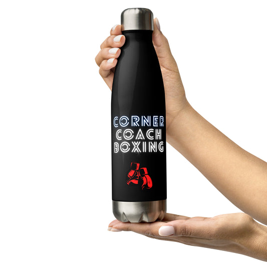 Corner Coach Boxing Stainless Steel Water Bottle